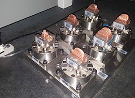 D100 CNC 6頭氣動卡盤